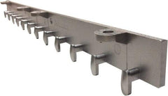 Clearway Door - 2' Long Aluminum Dock Strip Door Boltless Mounting Hardware - Use with PVC Strips - Caliber Tooling