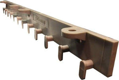 Clearway Door - 2' Long Polymer Compound Dock Strip Door Boltless Mounting Hardware - Use with PVC Strips - Caliber Tooling