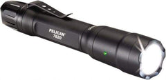 Pelican Products, Inc. - White LED Bulb, 1,124 Lumens, Industrial/Tactical Flashlight - Black Aluminum Body, 2 AA Alkaline Batteries Included - Caliber Tooling