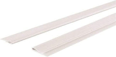 GridMAX - 4' Long x 1" Wide x 0.165" Thick, Vinyl Ceiling Grid Wall Molding Cover - ASTM E-84 Specification, White - Caliber Tooling