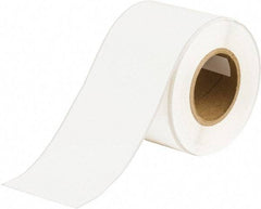 Brady - 4" Wide x 1,200" Long, White Vinyl Tape - For BradyJet J5000 - Caliber Tooling