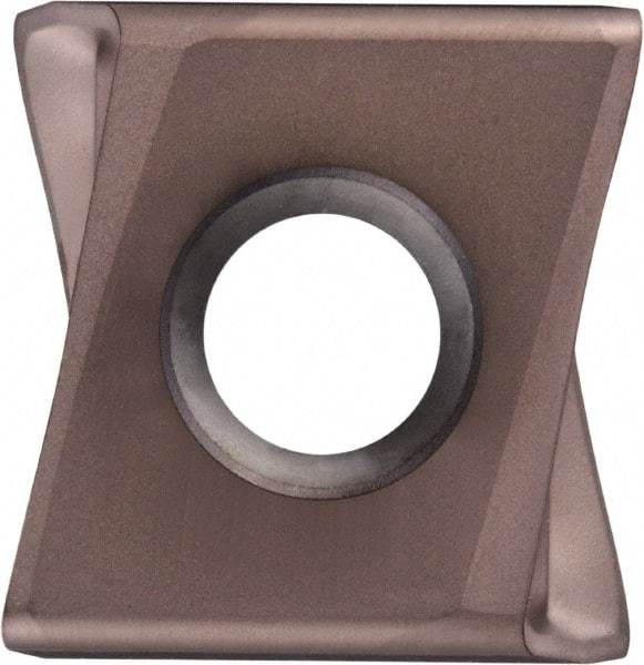 Sumitomo - LNEX130624 G Grade ACP100 Carbide Milling Insert - Al2O3/TiAlN Finish, 6.4mm Thick, 0.09mm Corner Radius - Caliber Tooling