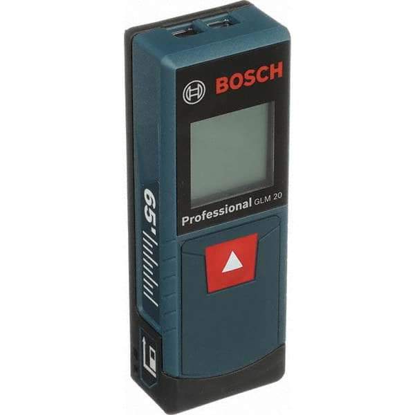 Bosch - 65' Range, Laser Distance Finder - 2 AAA Batteries Required, Accurate to 1/8", Comes with 2 AAA Batteries - Caliber Tooling