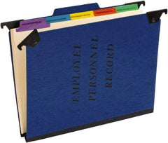 Pendaflex - 8-1/2 x 11", Letter Size, Blue, File Folders with Top Tab - 20 Point Stock, 1/3 Tab Cut Location - Caliber Tooling