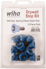 Wiha - #2 Phillips Screwdriver Bit - 1/4" Hex Drive, 1" OAL - Caliber Tooling