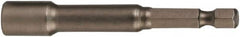 Wiha - 1/4" Magnetic Nutsetter - 1/4" Hex Drive, 6" OAL - Caliber Tooling