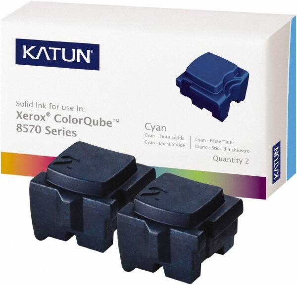 Katun - Cyan Ink Cartridge - Use with Xerox ColorQube 8570, 8580 - Caliber Tooling