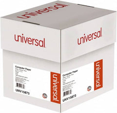 UNIVERSAL - 9-1/2" x 11" White, Canary & Pink Computer Paper - Use with Tractor-Feed Printers - Caliber Tooling