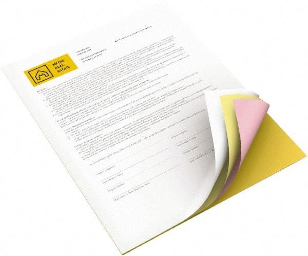 Xerox - 8-1/2" x 11" Canary, Goldenrod, Pink & White Carbonless Paper - Use with Xerox Colorpress 100, 800, XC550, 560, 700, 700i, 770, DocuColor 5000, 7000, 8000, Nuvera Family - Caliber Tooling