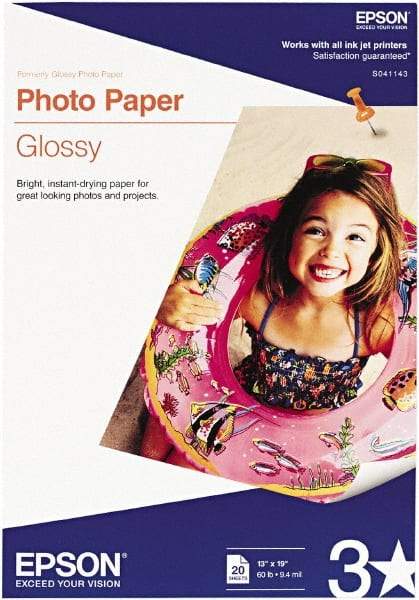 Epson - 13" x 19" White Photo Paper - Use with Inkjet Printers - Caliber Tooling