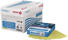 Xerox - 8-1/2" x 11" Yellow Colored Copy Paper - Use with Copiers, Printer, Fax Machines - Caliber Tooling