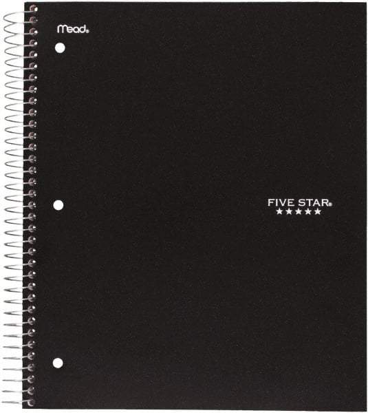 Five Star - 200 Sheet, 8-1/2 x 11", College Ruled 5 Subject Notebook - Assorted Colors - Caliber Tooling