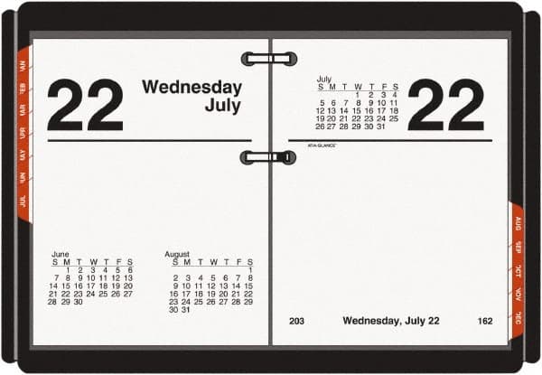 AT-A-GLANCE - 183 Sheet, 3 x 3-3/4", Desk Calendar Refill - White - Caliber Tooling