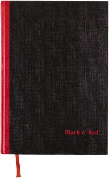 Black n Red - 96 Sheet, 8-1/4 x 11-3/4", Case Bound Notebook - Black - Caliber Tooling