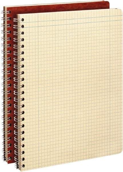 AMPAD - 76 Sheet, 11-3/4 x 9-1/4", Quadrille Computation Book - Brown - Caliber Tooling