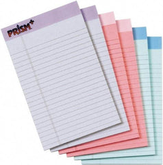 TOPS - 50 Sheet, 5 x 8", Narrow Legal Pad - Assorted Pastels - Caliber Tooling