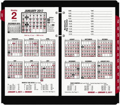 AT-A-GLANCE - 215 Sheet, 4-1/2 x 7-3/8", Desk Calendar Refill - White - Caliber Tooling