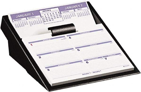 AT-A-GLANCE - 52 Sheet, 5-5/8 x 7", Desk Calendar Refill - White - Caliber Tooling