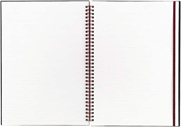 Black n Red - 70 Sheet, 8-1/4 x 11-3/4", Legal (Style) Notebook - Black - Caliber Tooling