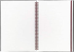 Black n Red - 70 Sheet, 8-1/4 x 11-3/4", Legal (Style) Notebook - Black - Caliber Tooling