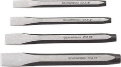 GearWrench - 4 Piece Cold Chisel Set - Sizes Included 7/16 to 3/4" - Caliber Tooling