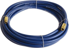 Continental ContiTech - 1/2" ID x 0.78" OD 75' Long Multipurpose Air Hose - MNPT x FNPT Ends, 300 Working psi, -10 to 158°F, 1/2" Fitting, Blue - Caliber Tooling