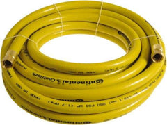 Continental ContiTech - 3/4" ID x 1.11" OD 25' Long Multipurpose Air Hose - FNPT x FNPT Ends, 250 Working psi, -10 to 158°F, 3/4" Fitting, Yellow - Caliber Tooling