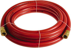 Continental ContiTech - 3/4" ID x 1.11" OD 15' Long Multipurpose Air Hose - FNPT x FNPT Ends, 250 Working psi, -10 to 158°F, 3/4" Fitting, Red - Caliber Tooling