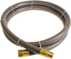 Continental ContiTech - 3/4" ID x 1.11" OD 5' Long Multipurpose Air Hose - MNPT x FNPT Ends, 250 Working psi, -10 to 158°F, 3/4" Fitting, Gray - Caliber Tooling