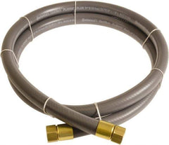 Continental ContiTech - 3/4" ID x 1.11" OD 10' Long Multipurpose Air Hose - FNPT x FNPT Ends, 250 Working psi, -10 to 158°F, 3/4" Fitting, Gray - Caliber Tooling