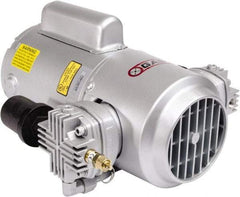 Gast - 3/4 hp, 4.7 CFM, 100 Max psi Piston Compressor Pump - 220 to 240/380 to 415 & 200 to 230/460 Volt, 15.8" Long x 11.38" Wide x 6.65" High - Caliber Tooling