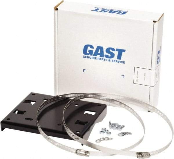 Gast - Air Compressor Riser Mounting Kit - Use with Gast 48/56 Frame Piston Pumps - Caliber Tooling