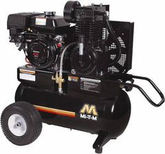 MI-T-M - 9.0 hp, 17.2 CFM, 175 Max psi, Two Stage Portable Fuel Air Compressor - Honda GX270 OHV Engine - Caliber Tooling