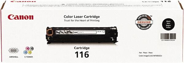 Canon - Black Toner Cartridge - Use with Canon imageCLASS MF8050Cn, MF8080Cw - Caliber Tooling