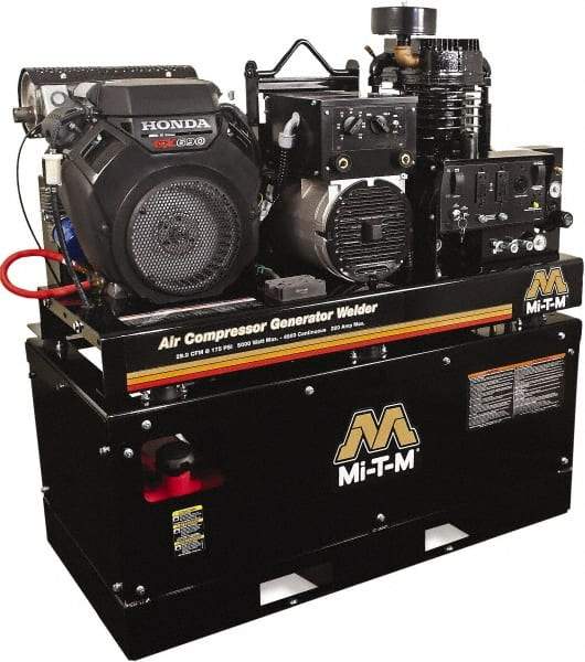 MI-T-M - Stationary Gas Air Compressors Horsepower: 22 Cubic Feet per Minute: 15.70 - Caliber Tooling