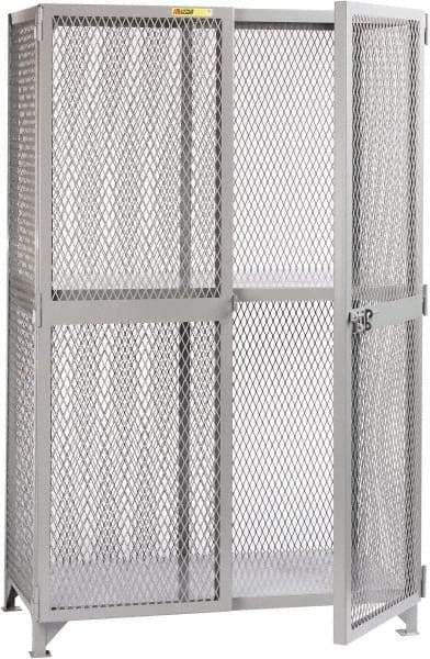 Little Giant - 1 Shelf Visible Storage Cabinet - Steel, 73" Wide x 33" Deep x 78" High, Gray - Caliber Tooling