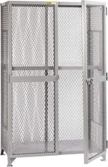 Little Giant - 1 Shelf Visible Storage Cabinet - Steel, 49" Wide x 27" Deep x 78" High, Gray - Caliber Tooling