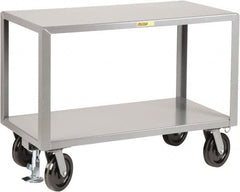 Little Giant - Mobile Workbench - Steel, Fixed Leg, Gray, 48" Long x 24" Deep x 36" High - Caliber Tooling