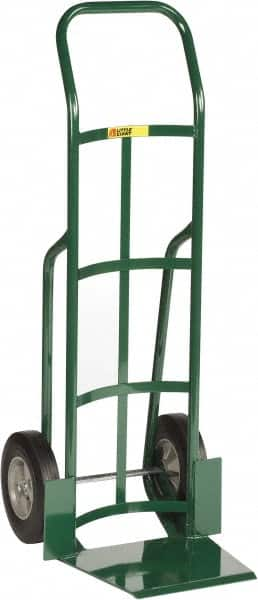 Little Giant - 800 Lb Capacity 47" OAH Hand Truck - 13-1/2 x 16" Base Plate, Continuous Handle, Steel, Solid Rubber Wheels - Caliber Tooling