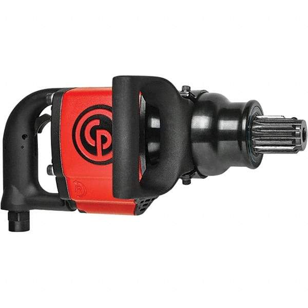 Chicago Pneumatic - #5 Spline Drive, 3,500 RPM, 2,800 Ft/Lb Torque Impact Wrench - D-Handle, 68 CFM, 90 psi, 1/2" NPT Inlet - Caliber Tooling