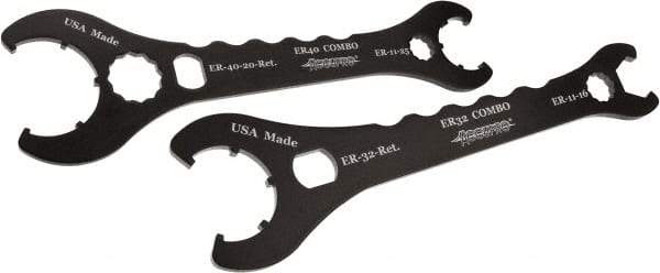 Accupro - Collet Chuck Spanner Wrench - Series ER11, ER20, ER25, ER40, ER16, ER32 - Exact Industrial Supply