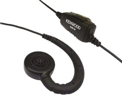 Kenwood - Ear Hanger, Push to Talk Microphone C-Ring Headset - Black, Use with Protalk Series Two Way Radios - Caliber Tooling