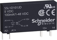 Schneider Electric - 1 Pole, 1NO, 190-250 VDC, 38-72 VDC, 90-140 VAC, 90-140 VDC Control Relay - Caliber Tooling