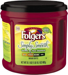 Folgers - Coffee, Simply Smooth, 31.1 oz Canister - Caliber Tooling