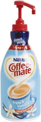 Coffee-Mate - Liquid Coffee Creamer, French Vanilla, 1500mL Pump Bottle - Caliber Tooling