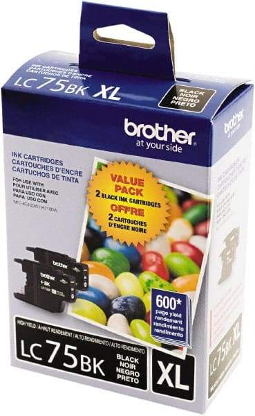 Brother - Black Ink Cartridge - Use with Brother MFC-J280W, J425W, J430W, J435W, J5910DW, J625DW, J6510DW, J6710DW, J6910DW, J825DW, J835DW - Caliber Tooling