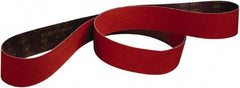 3M - 3-1/2" Wide x 15-1/2" OAL, 120 Grit, Ceramic Abrasive Belt - Ceramic, Fine, Coated, Series 947A - Caliber Tooling