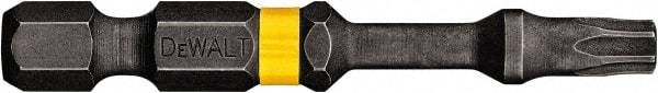 DeWALT - T8 Torx Bit - 1/4" Hex Drive, 2" OAL - Caliber Tooling