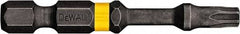 DeWALT - T8 Torx Bit - 1/4" Hex Drive, 2" OAL - Caliber Tooling