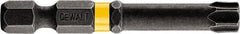 DeWALT - T40 Torx Bit - 1/4" Hex Drive, 2" OAL - Caliber Tooling